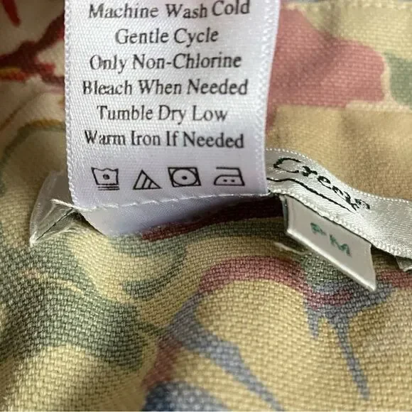 Women's Coldwater Creek Floral Denim Jacket Size PM - Picture 7 of 8